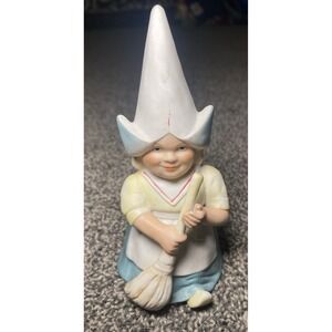 Vintage 1980s Unieboek Gnomes of the World Large 5" Dutch Ceramic Figurine
